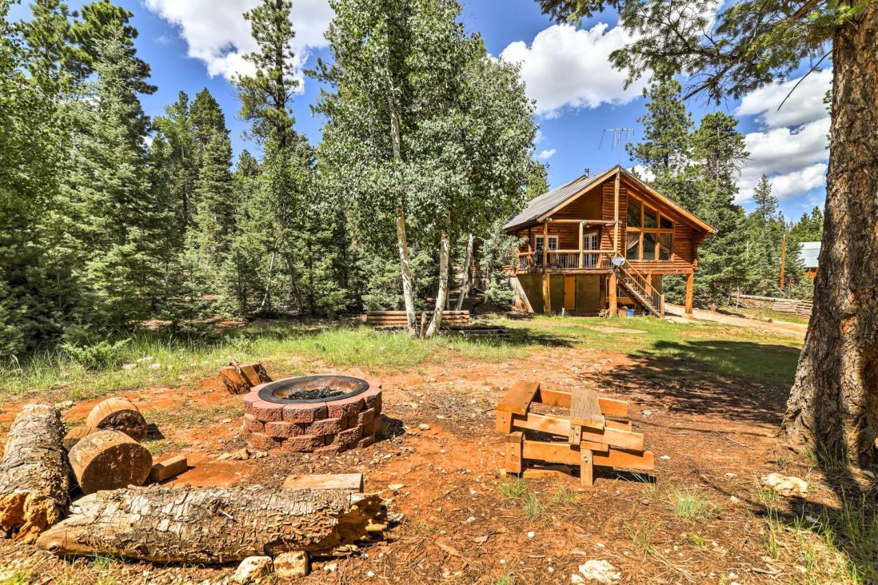 Duck Creek Village Cozy Utah Cabin With Deck And Fire Pit! מראה חיצוני תמונה