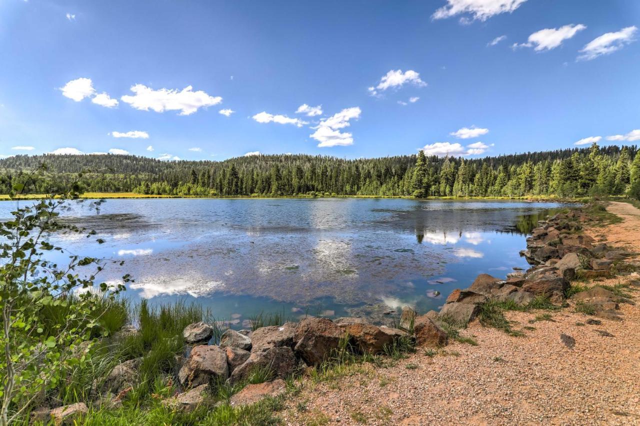 Duck Creek Village Cozy Utah Cabin With Deck And Fire Pit! מראה חיצוני תמונה